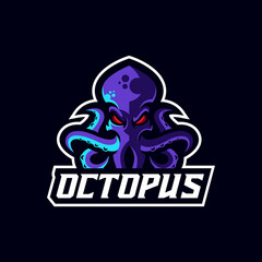 Octopus, Kraken Logo Template