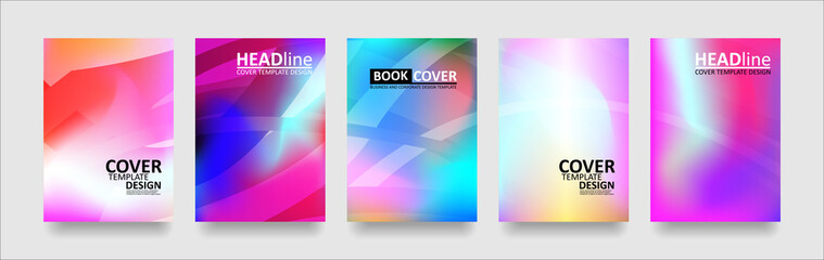 abstract wave background with gradient color. Applicable for design cover presentation invitation flyer annual report poster and business card desing packaging - Vector