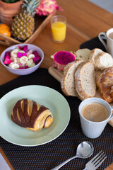 Obraz na płótnie Canvas Croissant breakfast