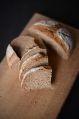Paradise sourdough natural yeast homemade rye bread.