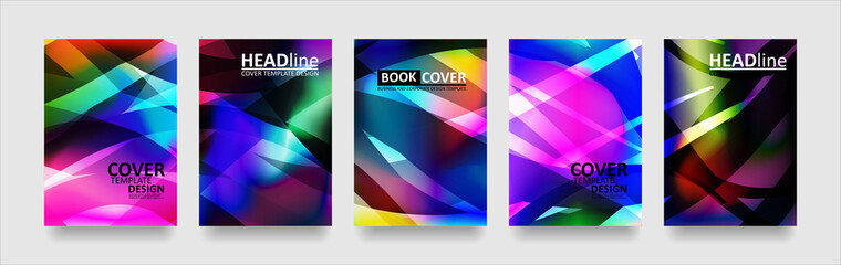 Fototapeta premium abstract wave background with gradient color. Applicable for design cover presentation invitation flyer annual report poster and business card desing packaging - Vector