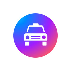 Obraz premium Taxicab - Sticker