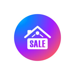 Home Sale Sign - Sticker