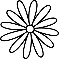 flower outline icon