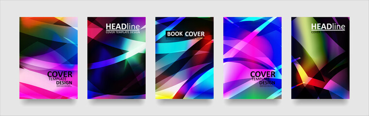 abstract wave background with gradient color. Applicable for design cover presentation invitation flyer annual report poster and business card desing packaging - Vector