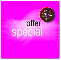 Obraz premium Special discount up to 50%