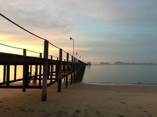 Fototapeta premium sunrise at the beach