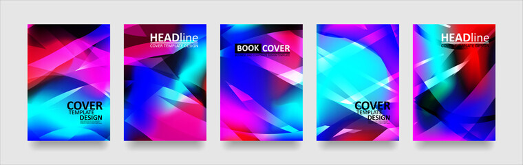 Fototapeta premium abstract wave background with gradient color. Applicable for design cover presentation invitation flyer annual report poster and business card desing packaging - Vector