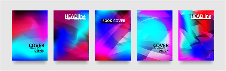 abstract wave background with gradient color. Applicable for design cover presentation invitation flyer annual report poster and business card desing packaging - Vector