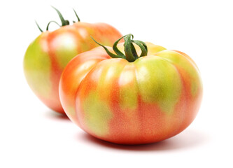 fresh tomato isolated on white background