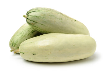 Muskmelon (yangjiaomitianguo) on white background