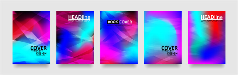 Fototapeta premium abstract wave background with gradient color. Applicable for design cover presentation invitation flyer annual report poster and business card desing packaging - Vector