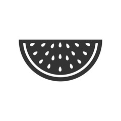 Watermelon Fruit Icon Design Graphic Template Isolated