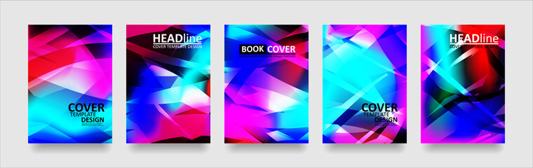 Fototapeta premium abstract wave background with gradient color. Applicable for design cover presentation invitation flyer annual report poster and business card desing packaging - Vector
