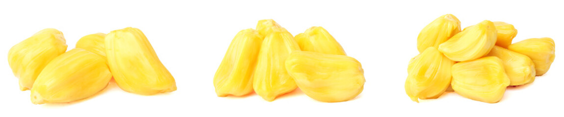 Ripe Jackfruit isolated on white background