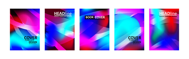 abstract wave background with gradient color. Applicable for design cover presentation invitation flyer annual report poster and business card desing packaging - Vector