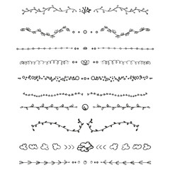 Obraz premium Ornament. Hand drawn universal ornaments with abstract patterns on isolation background. Design for spiritual relaxation for adults. Black and white illustration. Zentangle. Zen art. Decorative style