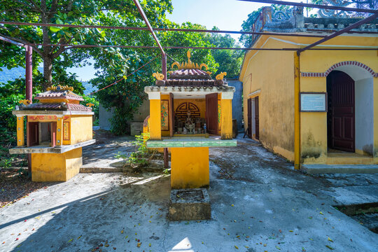 Mieu Ba Bach or Ms White pagoda at Cu Lao Cham island near Da Nang and Hoi An, Vietnam