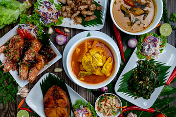 Kaeng som Orange Curry Thai Food 