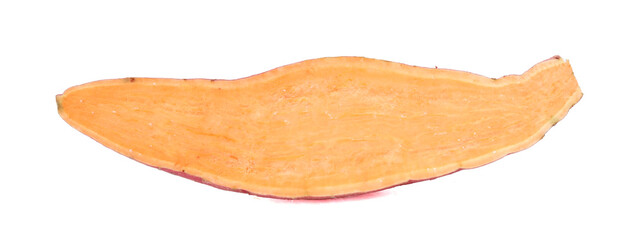 Sweet potato isolated on white background