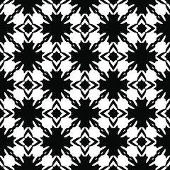 Seamless vector pattern in geometric ornamental style. 