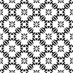 Seamless vector pattern in geometric ornamental style. 