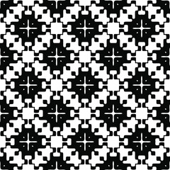 Seamless vector pattern in geometric ornamental style. 