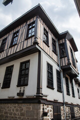 Different street views and views of historical ankara houses around Ankara Castle