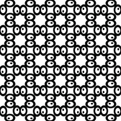 Seamless vector pattern in geometric ornamental style. 