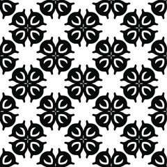 Seamless vector pattern in geometric ornamental style. 