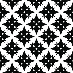 Seamless vector pattern in geometric ornamental style. 