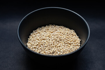 bowl of pearl barley
