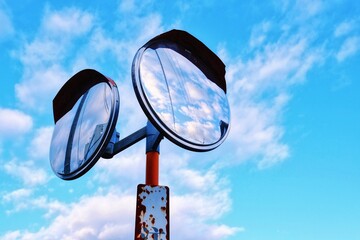 lamp post against sky