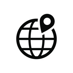 World map icon