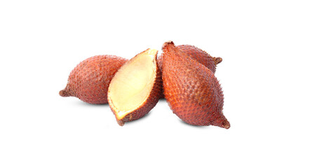 salak fruit,salacca zalacca isolated on white background