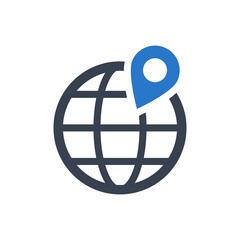 World map icon