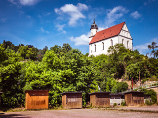 Stadtkirche von Tharandt in der Sächsischen Schweiz