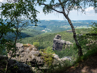Kletterfelsen Große Hunskirche im Elbsandsteingebirge