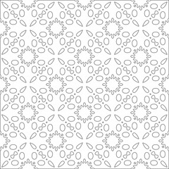 Vector geometric pattern. Repeating elements stylish background abstract ornament for wallpapers and 

backgrounds. Black and white colors 