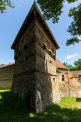 Bethlen Castle, Historic Sites in Mures County. Fortified churches and castles of Transylvania - obrazy, fototapety, plakaty