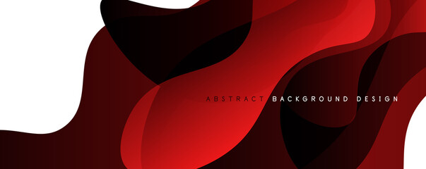 Trendy simple fluid color gradient abstract background with dynamic wave line effect. Vector Illustration For Wallpaper, Banner, Background, Card, Book Illustration, landing page