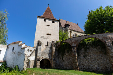 Fototapeta na wymiar Biertan Fortified Church, The Late-Gothic Masterpiece of Saxon Transylvania