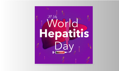 world hepatitis day, world hepatitis day Banner 