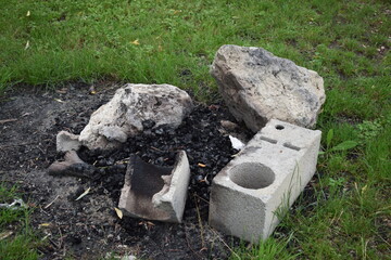 Feux de camp en extérieur