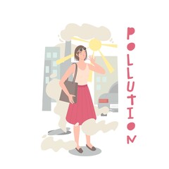 Atmospheric emission of pollutants. Quality of urban living.