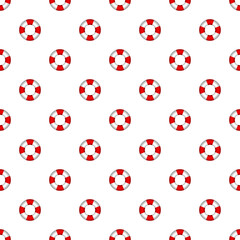 Lifebuoy vector print, seamless pattern for printing clothes, paper, fabric.