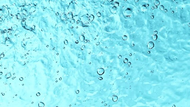 Super slow motion of raining water drops in detail. Filmed on high speed cinema camera, 1000 fps.