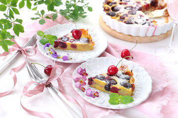 アメリカンチェリーのクラフティ