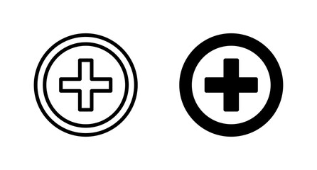 Medical symbol icon vector for web, computer and mobile app