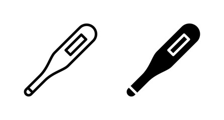 Thermometer icon vector for web, computer and mobile app